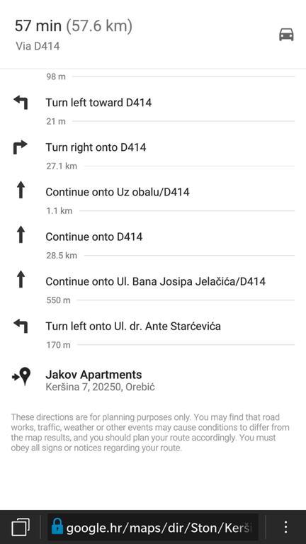 Jakov Apartments Orebic Bagian luar foto